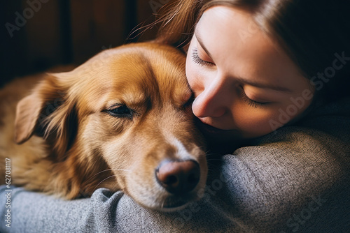 An image highlighting the role of pets in providing emotional support. 