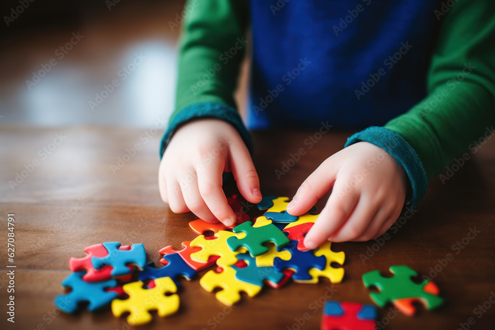 Fototapeta premium autism day, concept