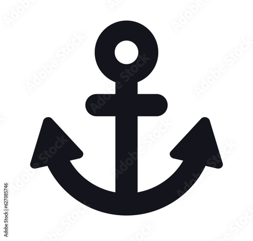 Ship anchor icon vector illustration