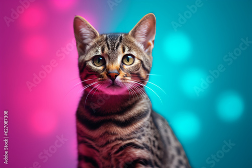 International cat day. 8 August, cute cats, small kitty, beautiful, little pet, animals, true friend, pretty and funny, gentle, fluffy, playful, shorties. Generative AI