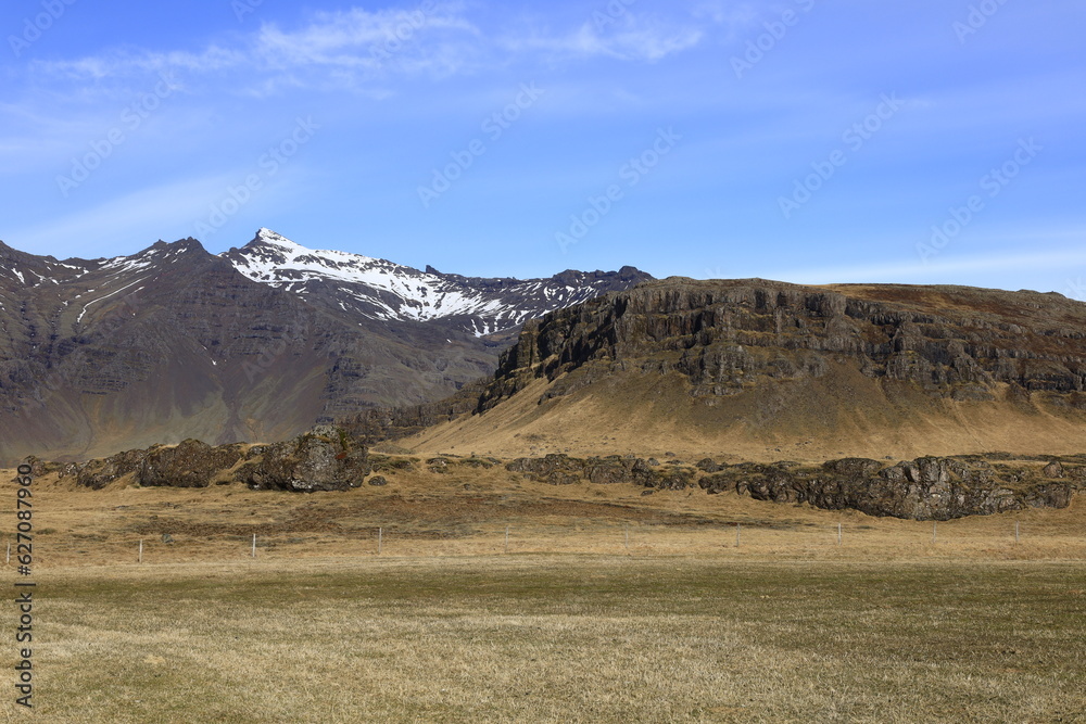  Mountain view in Vatnajökull National Park in South Iceland