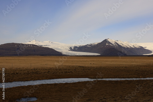  Mountain view in Vatnajökull National Park in South Iceland