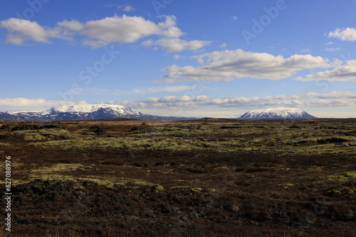  Mountain view in Vatnajökull National Park in South Iceland