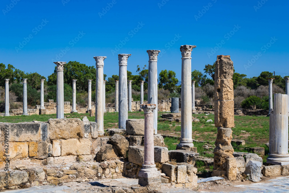 Columns of Salamis, an ancient Greek city-state on the east coast of Cyprus