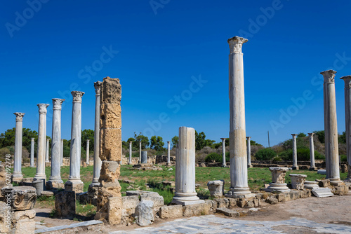 Columns of Salamis, an ancient Greek city-state on the east coast of Cyprus