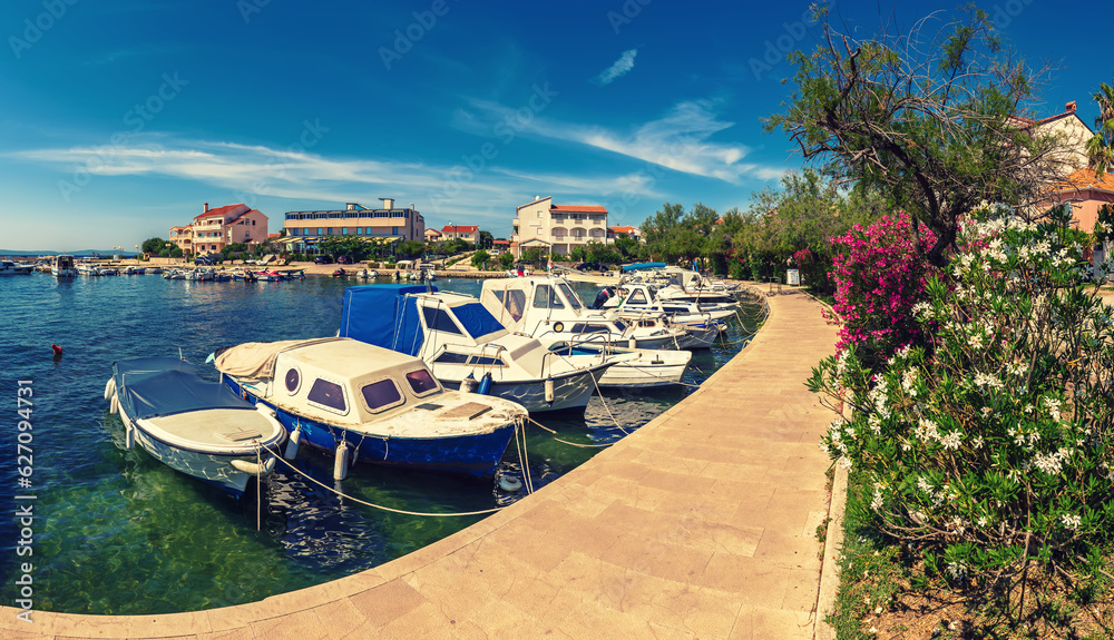 Fototapeta premium Petrcane in Dalmatia, Croatia