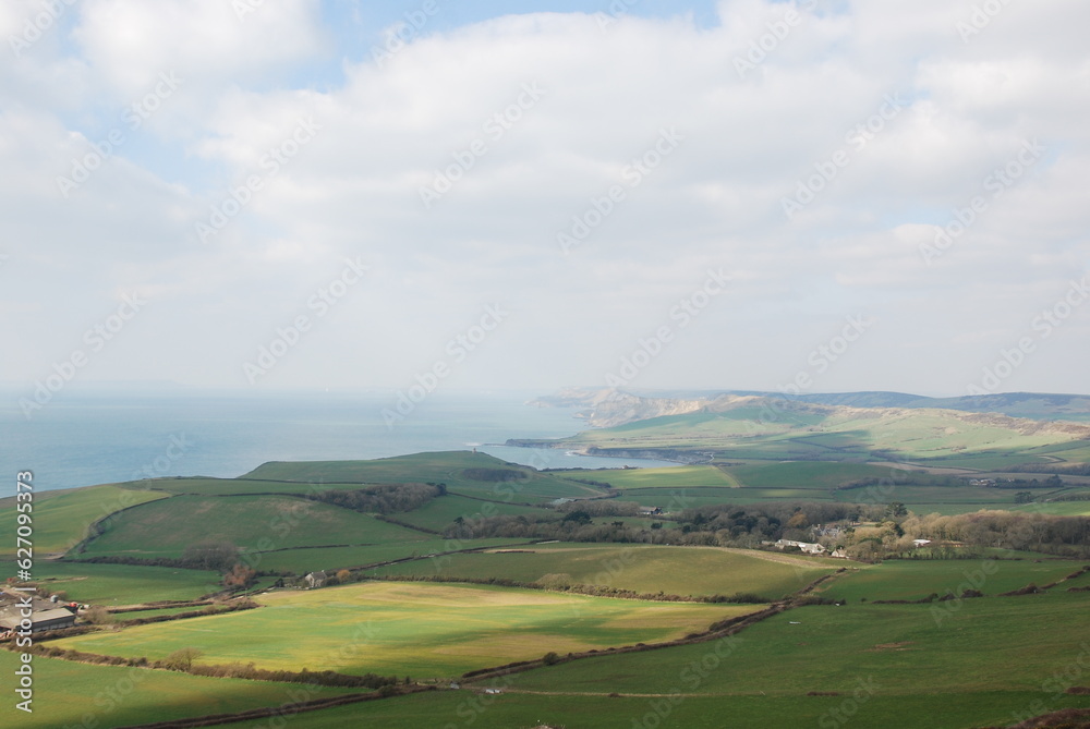 Swyre Head Arial Landscape