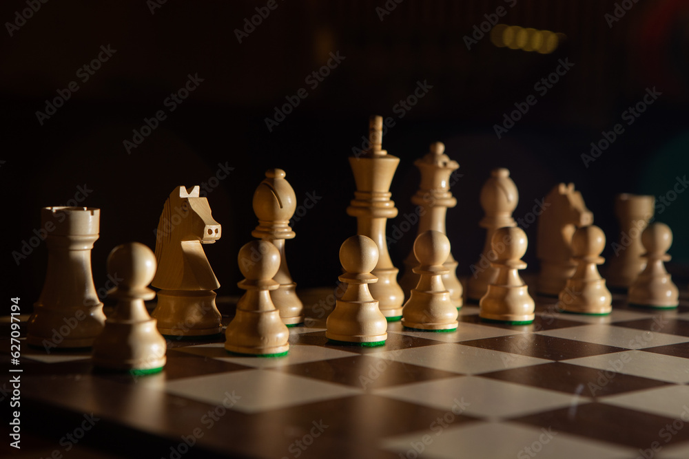 chess on chess board game chess on chess board game