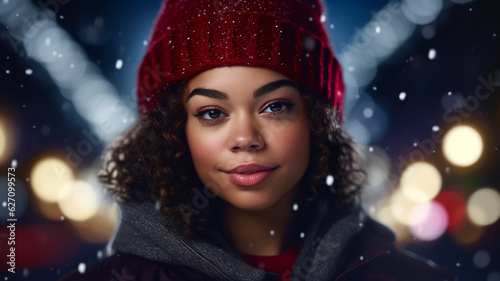 young adult woman wearing a...
