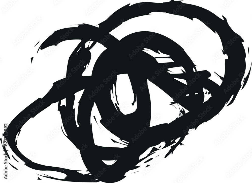Abstract brush stroke collage element. Abstract Shape. Abstract brush stroke collage element. Abstract Shape.