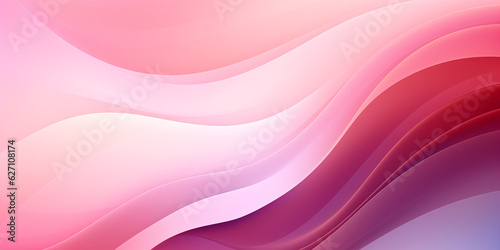 Abstrakter Hintergrund mit Wellen pink rosa - mit KI erstellt