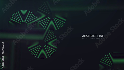 Abstract circle lines background vector