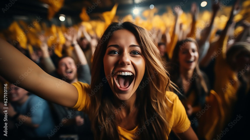group of people fans celebrate and cheering while watching the game group of people fans celebrate and cheering while watching the game