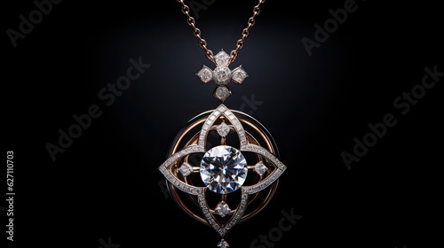Stunning Diamond Pendant Necklace