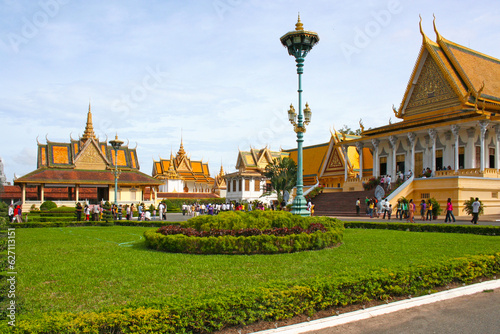 Photography Throne hall of the Royal Palace in Phnom Penh