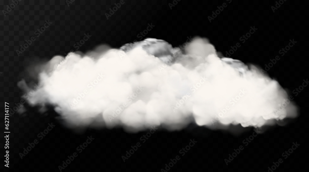 Vector cloud of smoke or fog. Fog or cloud on an isolated transparent background. Smoke, fog, cloud png vector Vector cloud of smoke or fog. Fog or cloud on an isolated transparent background. Smoke, fog, cloud png vector
