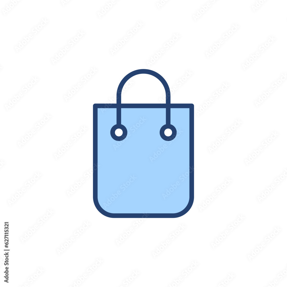 Shopping bag icon vector. shopping sign and symbol Shopping bag icon vector. shopping sign and symbol