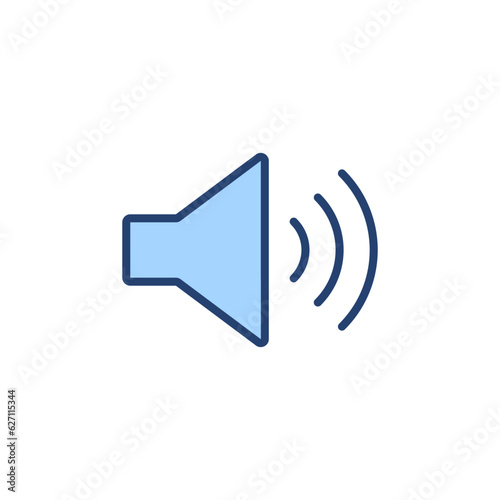 Speaker icon vector. volume sign and symbol. loudspeaker icon. sound symbol