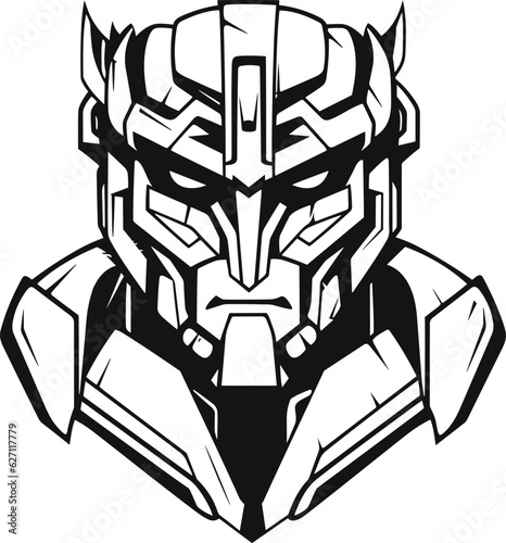 Fotografie AutoBot cartoon coloring pages vector animals