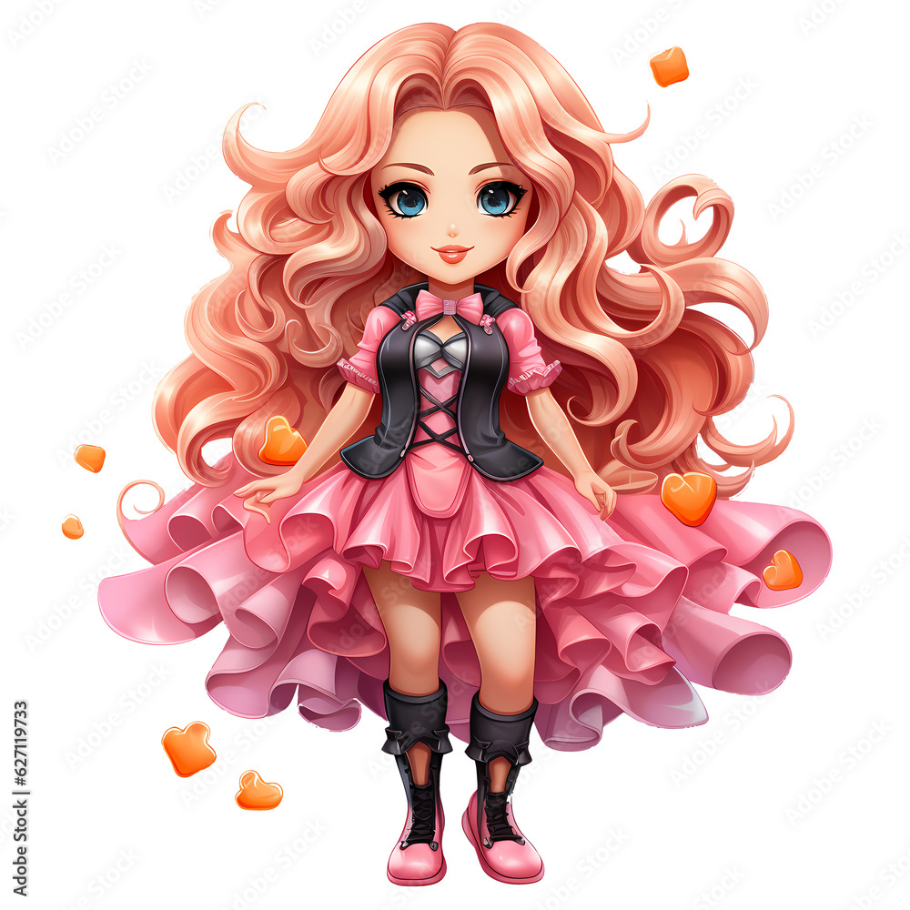 Cute Halloween Baby Clipart Illustration