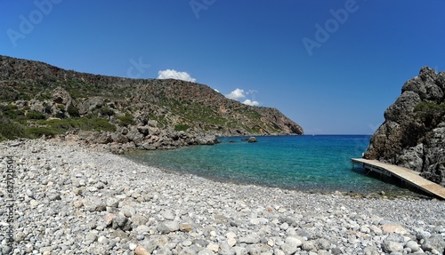 Lissos Beach in Sougia, Crete