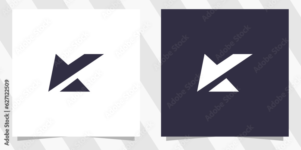 letter k logo design vector letter k logo design vector