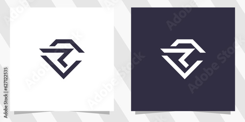 letter rc cr logo design