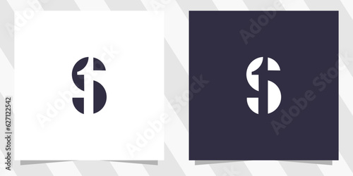 letter s1 1s logo design