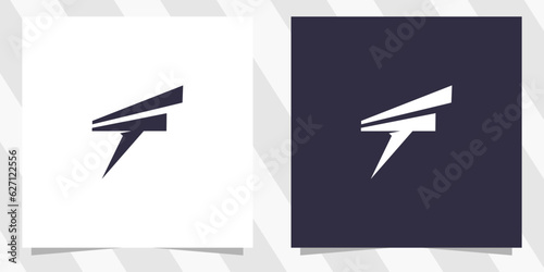 letter tf ft logo design