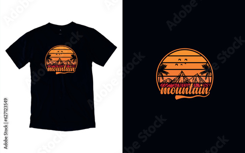  Wander, Conquer, Hiking Adventure Awaits, Embrace the Journey T-shirt Design photo