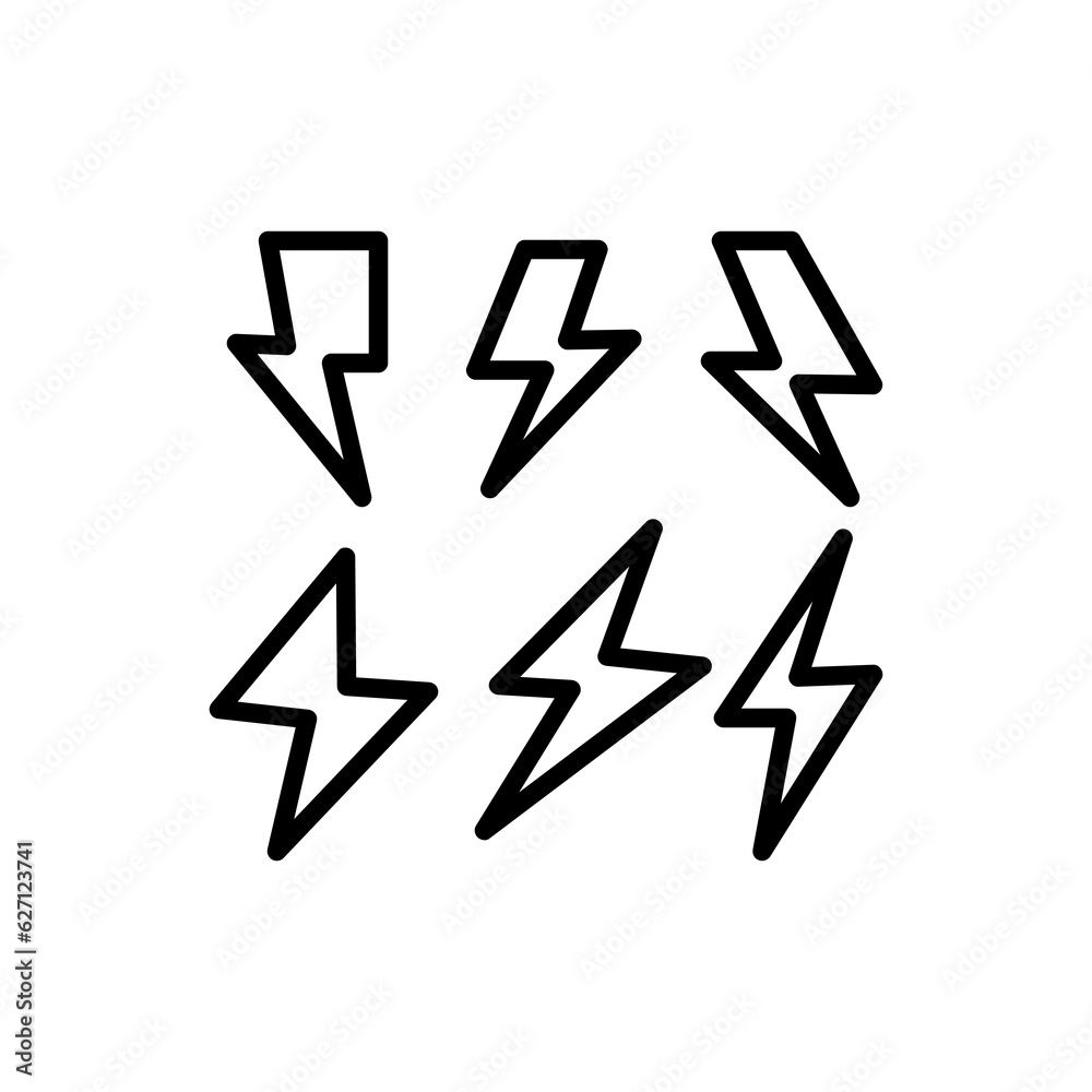 flash icon line art design flat trendy style illustration on white background..eps flash icon line art design flat trendy style illustration on white background..eps