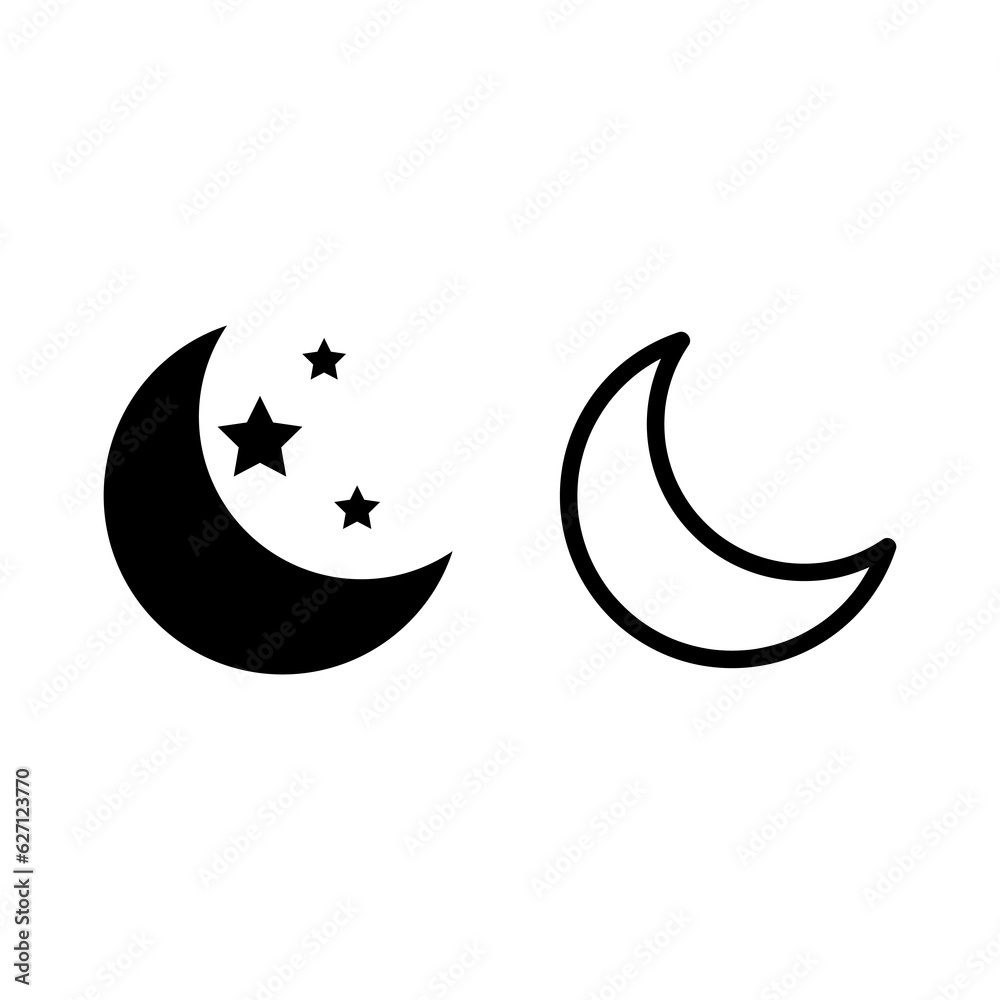 Moon icon,vector illustration.moon icon illustration,moon icons graphic design vector symbols..eps