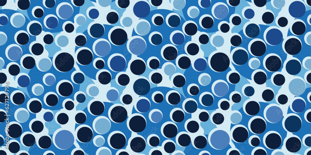 Background from blue bubbles. Seamless pattern of simple blue water bubbles. Background from blue bubbles. Seamless pattern of simple blue water bubbles.