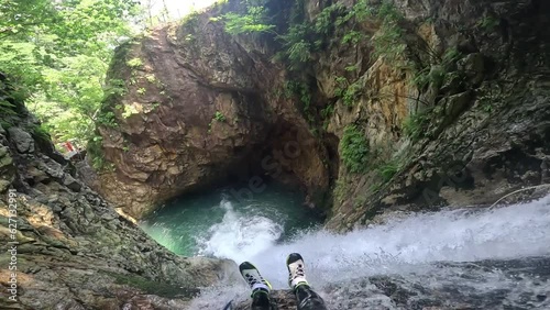 MINAKAMI CANYONING in Gunma is JAPAN ORIGINAL CANYONING LOCATION. There are a large number of canyoning courses to choose from depending on your desired thrill level. You can also combine a canyoning  photo