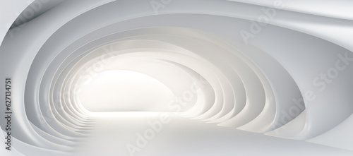 white tunnel abstract light background with light