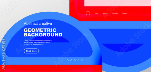 Vector creative geometric background design