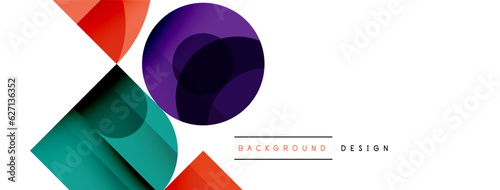 Vector creative geometric background design