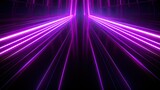 Black background with purple neon lines, futuristic style, with soft sunlight render generative ai