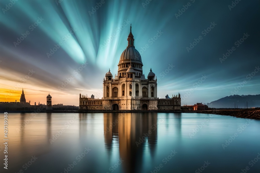 st pauls cathedral at sunset