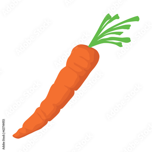 carrot fresh vegetable icon design