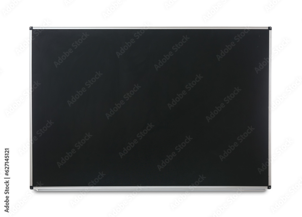 Empty black chalkboard isolated on white background Empty black chalkboard isolated on white background