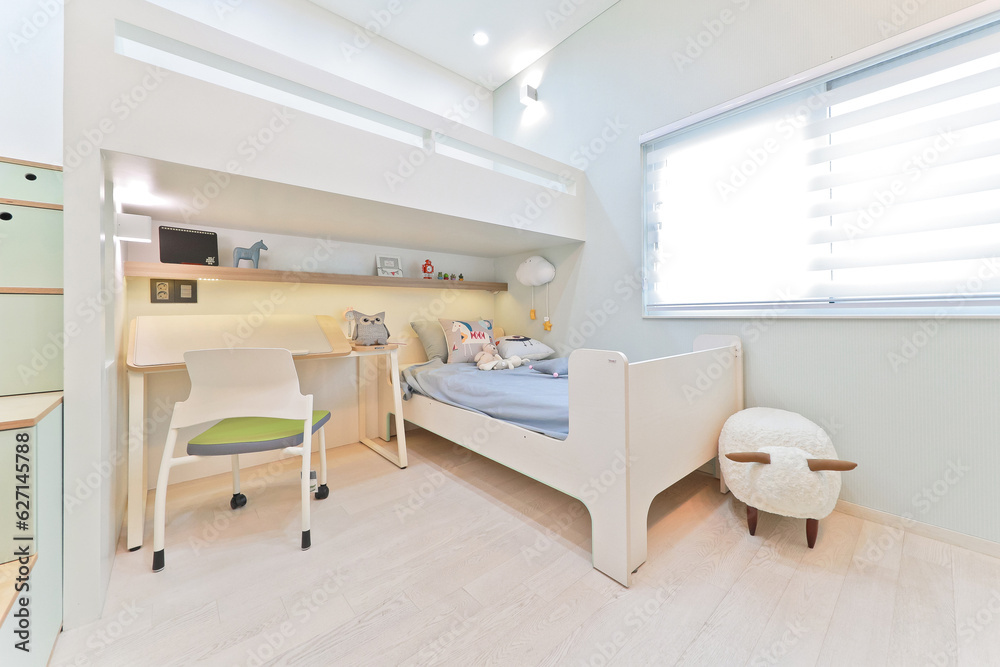 The children's room bunker bed can make the most of space