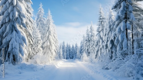 winter landscape with snow © mariyana_117