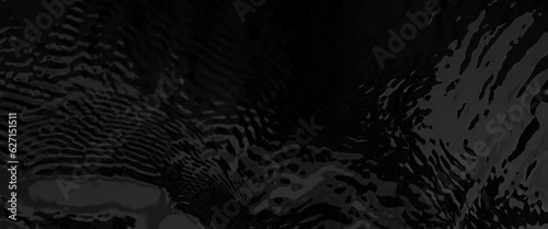 Obraz na płótnie Black water background with ripples, black water banner and surface of dark nature background, black water texture, top view of sea waves, black water, background texture. w salonie