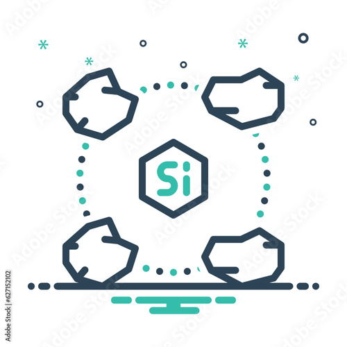 Mix icon for silicon