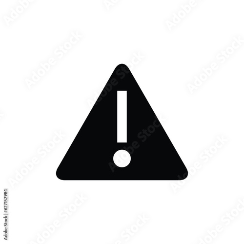 Alarm warning sign vector icon