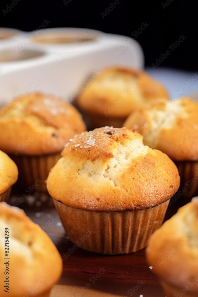 A group of muffins, created by Generative AI A group of muffins, created by Generative AI