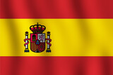 waving Flag of Spain country