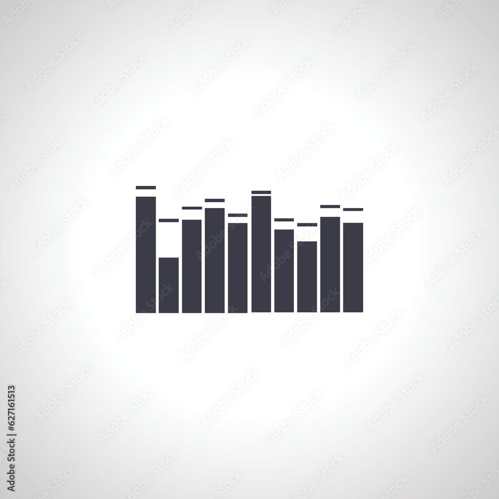 music equalizer icon. Sound, audio wave icon music equalizer icon. Sound, audio wave icon