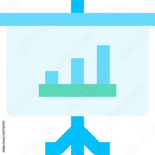 presentation skill flat icon